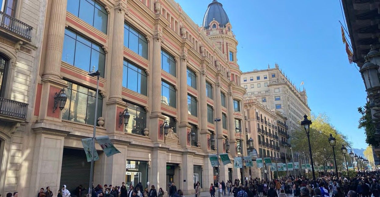 El Corte Ingles Portal del Angel Barcelona. Fuente: Revedco 