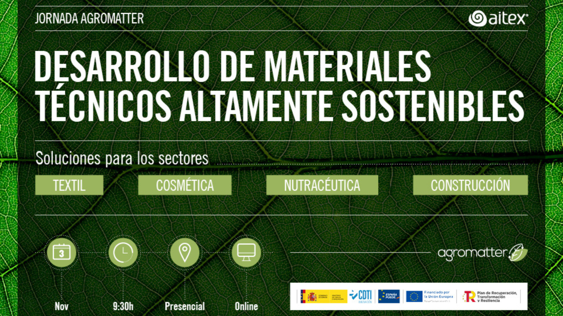 Jornada en pro de la sostenibilidad de AITEX 