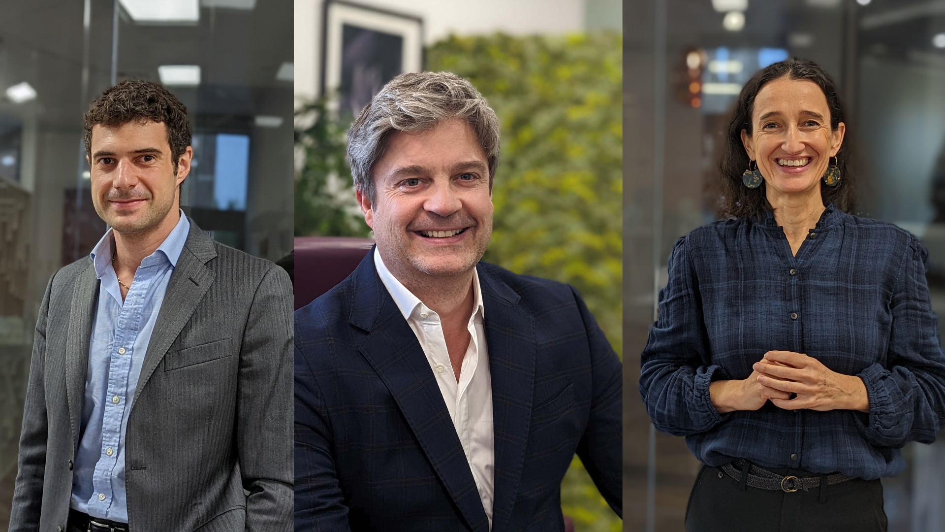 The three new members of CPL Aromas in UK