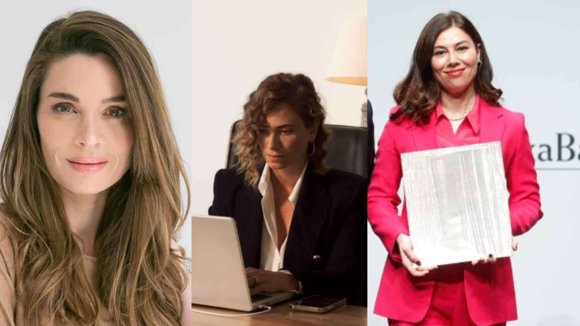 (From left to right) María Cudeiro de Croma Pharma, Raquel González de PURE and Susana Rodríguez de Cantabria Labs