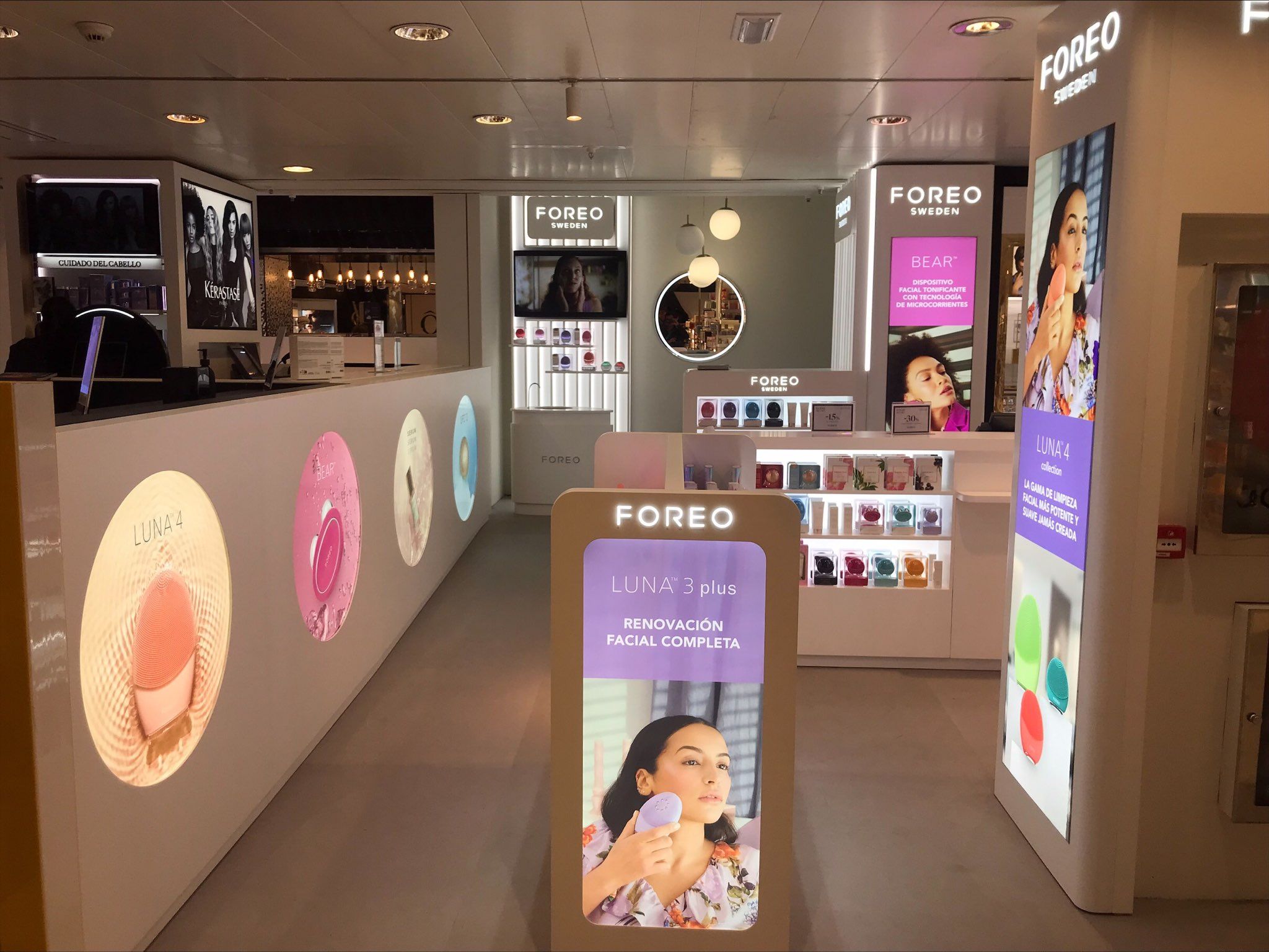 FOREO returns to El Corte Inglés de la Castellana 