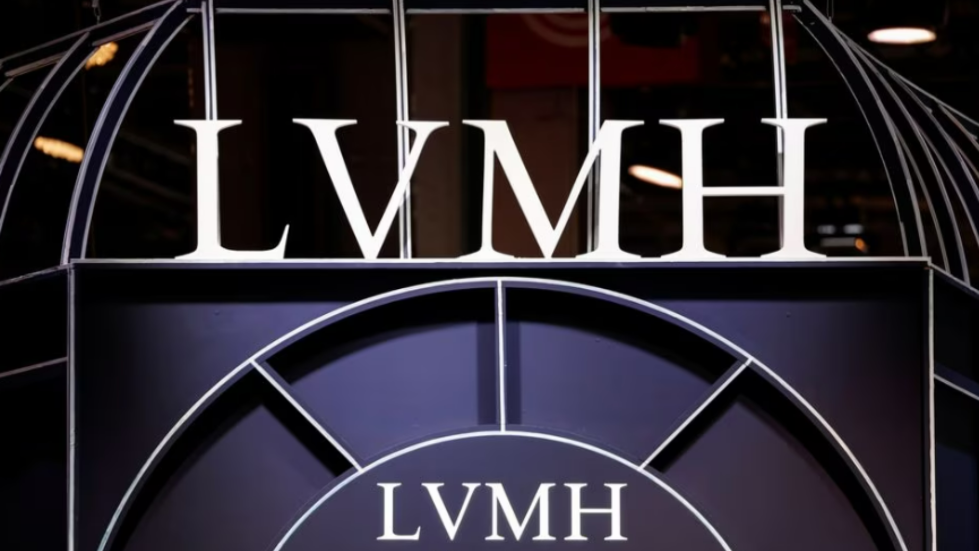 French demonstrators protest in front of the headquarters of LVMH
