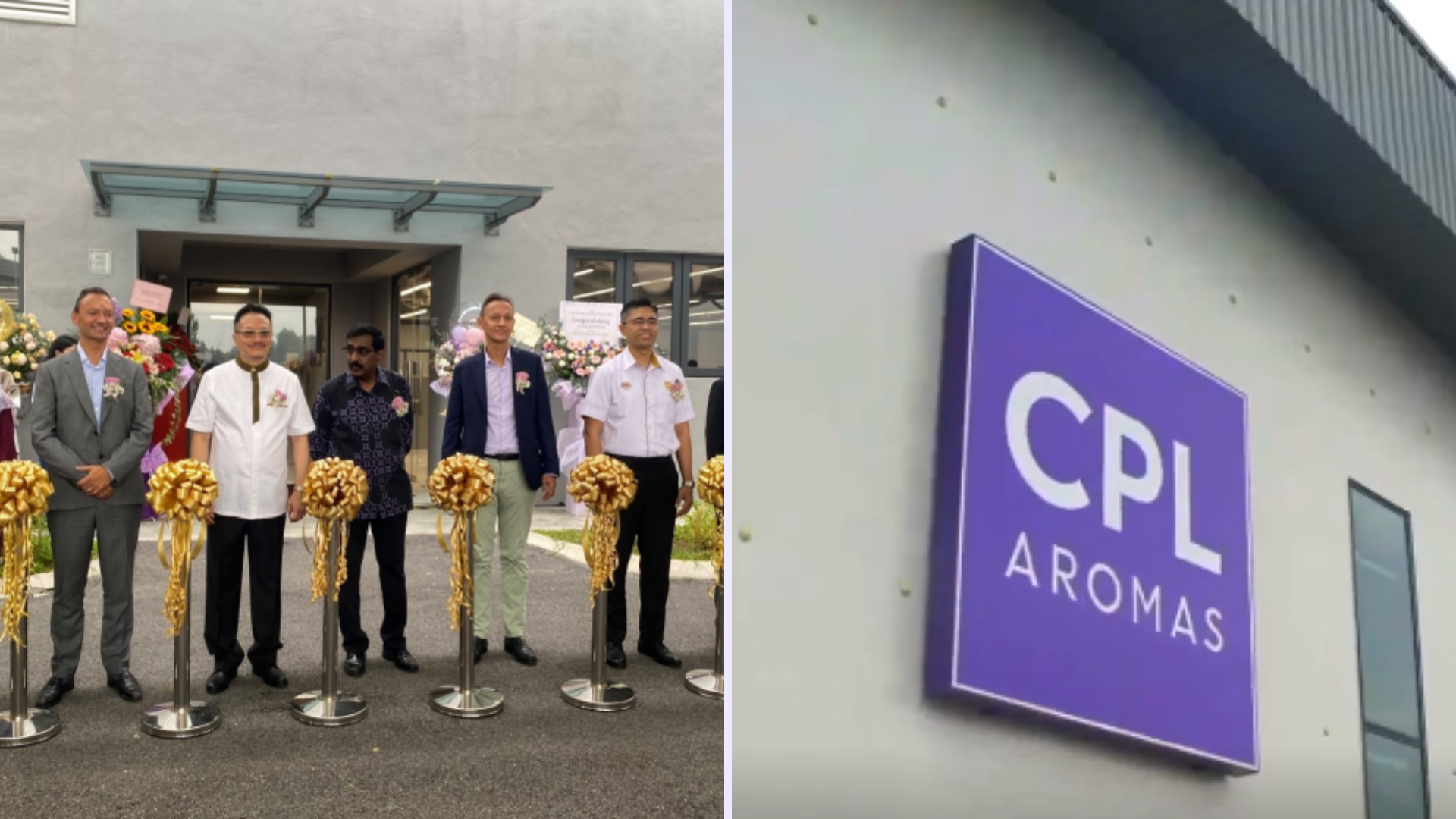 Inauguración de la nueva fábrica de CPL Aromas 