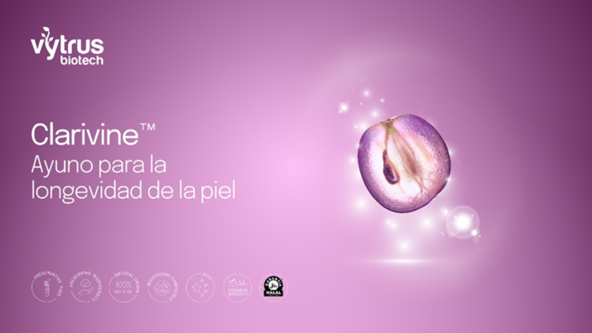 CLARIVINE™  el nuevo ingrediente de Vytrus Biotech 