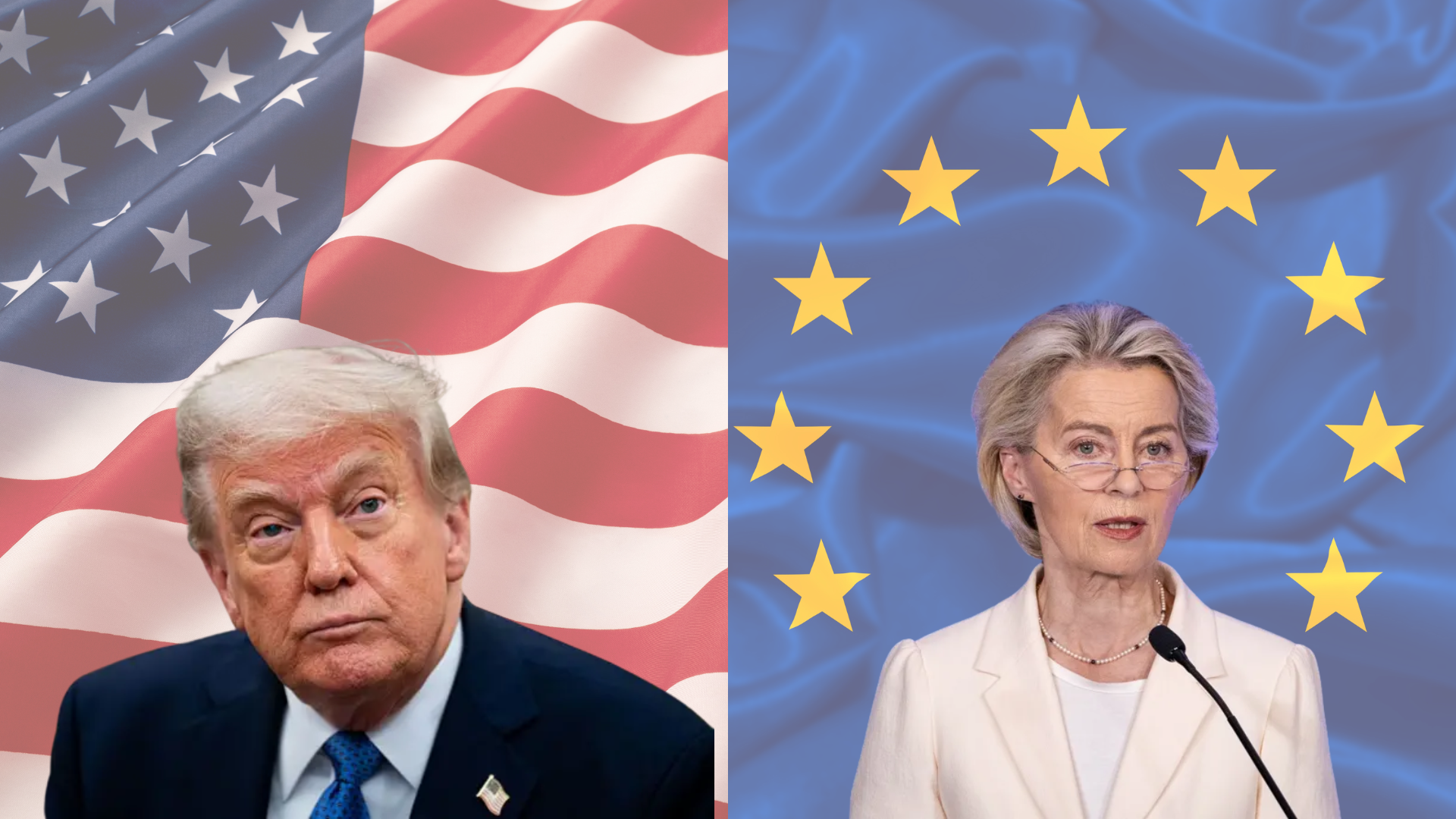 United States vs European Union: white flag