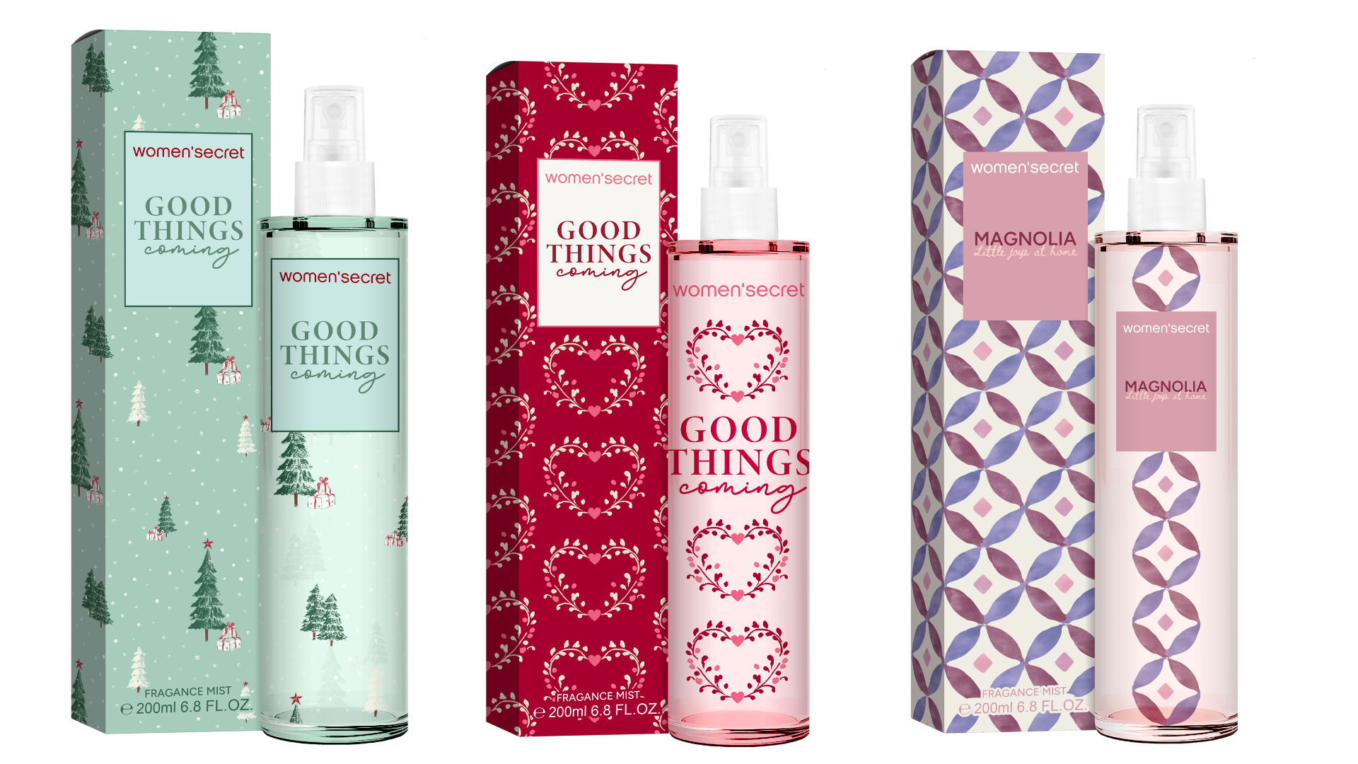 Women Secrets packaging diseñado por Sausalito 