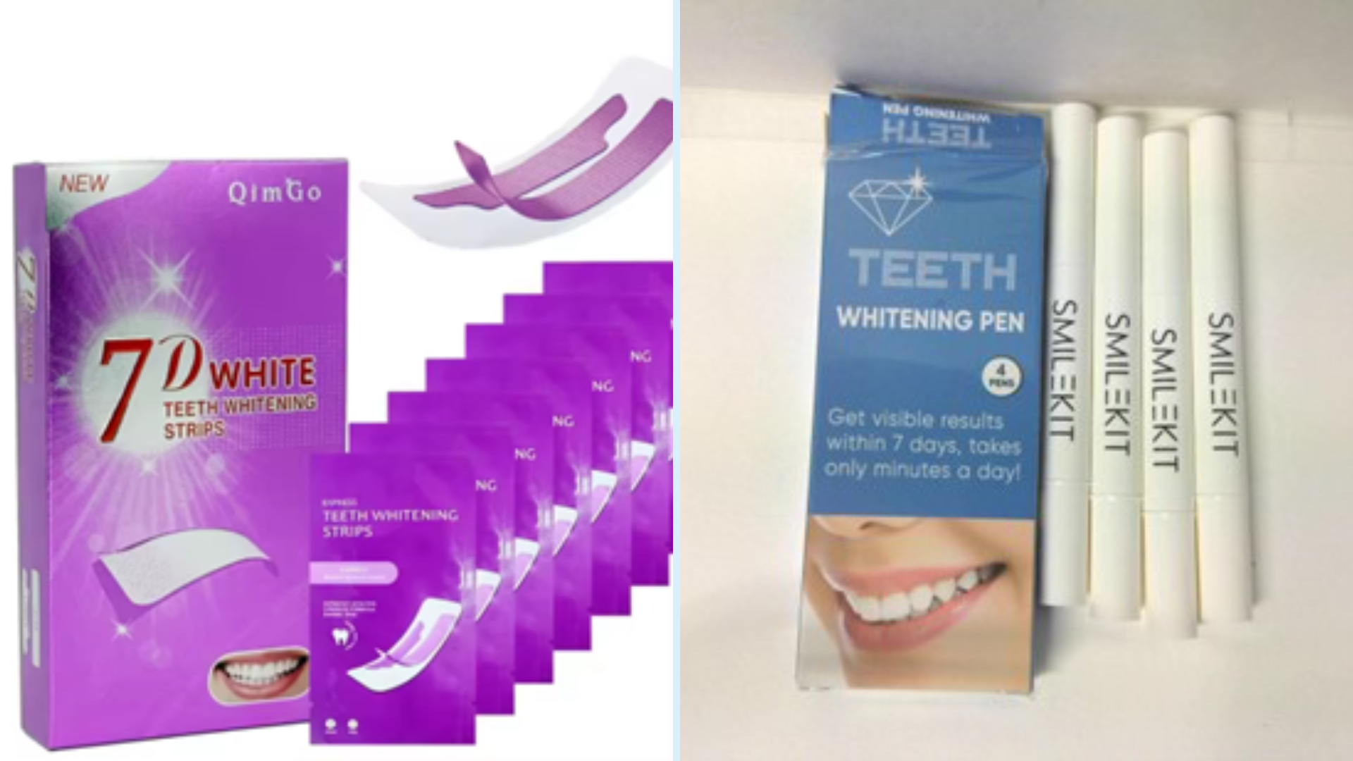 7D White Teeth Whitening Strips yTeeth Whitening Pen 7D White Teeth Whitening Strips yTeeth Whitening Pen
